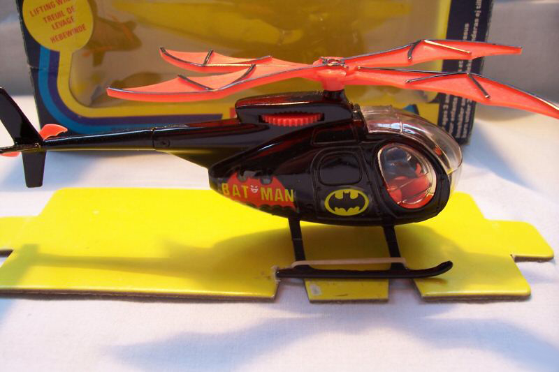 CORGI 925 batcottero riproduzione arancione in plastica rotore di coda 